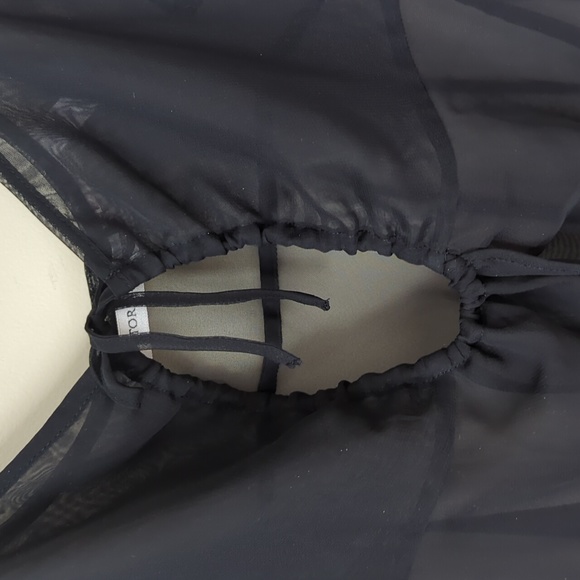 Victoria's Secret Sexy Sheer Negligee w/Bottoms M Black - Picture 3 of 16